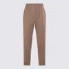 Antonelli Trousers Light And Natural In Brown