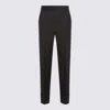 Antonelli Dark Brown Wool Pomino Pants In Brown