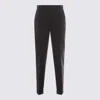 Antonelli Dark Blue Cotton Pants In Multicolor
