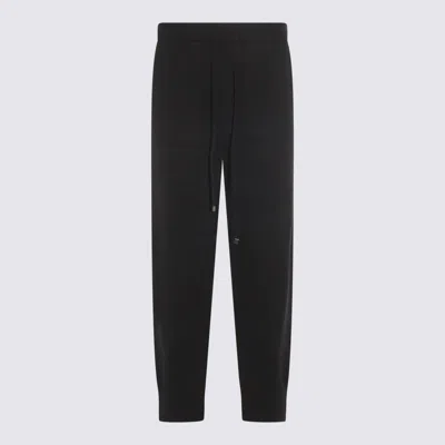 Antonelli Pantaloni Nero In Burgundy
