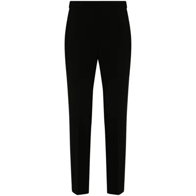 Antonelli Sidro High-waist Straight-leg Trousers In 黑色