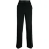 Antonelli Asymmetric Front-button Tailored Trousers In Black