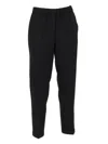 Antonelli Elastic Waist Casual Pants In Black