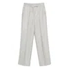 Antonelli Herringbone Tailored Trousers In Gray