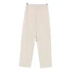 Antonelli Pleated Tie-front Casual Pants In Neutral