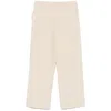 Antonelli Elastic Waist Casual Pants In Neutral