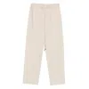Antonelli Pleated Tie-front Casual Pants In White