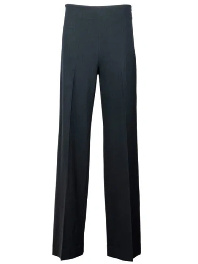 Antonelli Patrizio High-waisted Wool Blend Trousers In Black
