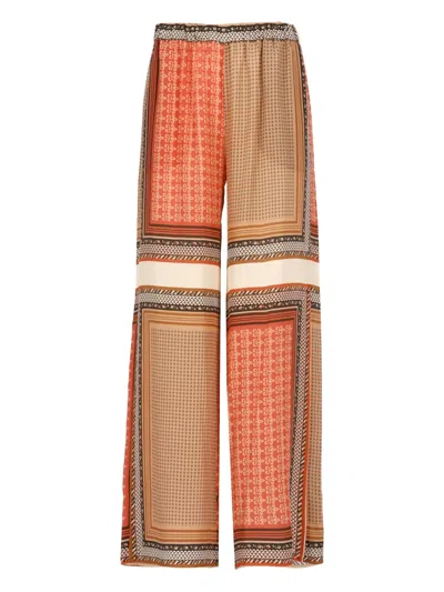 ANTONELLI PATTERNED SILK TROUSERS