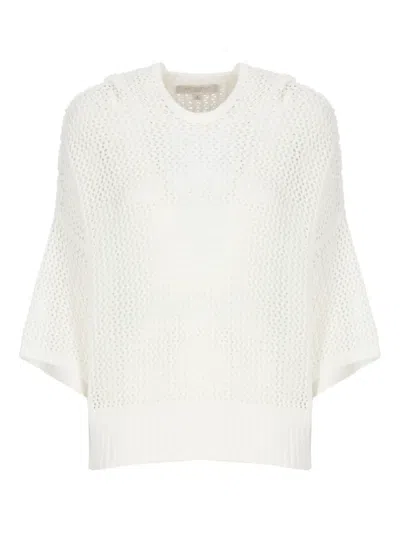 ANTONELLI PERFORATED-PATTERN HOODED SWEATER