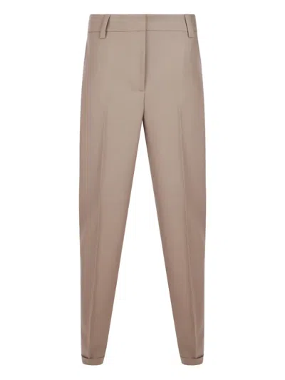 ANTONELLI PLEAT-DETAIL TROUSERS