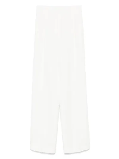 Antonelli Pleat-detailed Trousers In White