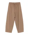 Antonelli Drawstring-waist Trousers In Brown