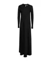 Antonelli Keyhole Maxi Dress In Black