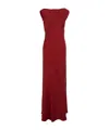 Antonelli Cowl-neck Maxi Dress In Red