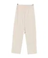 Antonelli Pleated Tie-front Casual Pants In Neutral