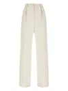 Antonelli Pleated Trousers In Neutral