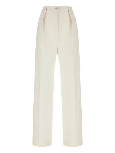 Antonelli Pleated Trousers In Neutral