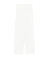 Antonelli Pleated Zipper Casual Pants In White