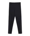 Antonelli Pleated Zipper Casual Pants In Black