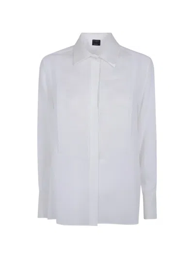 Antonelli Pleated-panel Buttoned Shirt In White