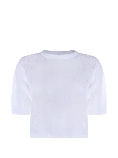ANTONELLI POINTELLE-KNIT T-SHIRT