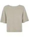 ANTONELLI POLIFEMO ALPACA WOOL SHORT SLEEVES TSHIRT,41360M.01650