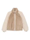 Antonelli Quilted Jacket In Neutral