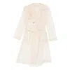 Antonelli Collar-buttoned Belted Trench Coat
