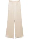 Antonelli Elastic Waist Casual Pants In 中性色