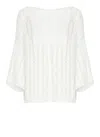 Antonelli Relaxed-fit Crewneck Sweater In White