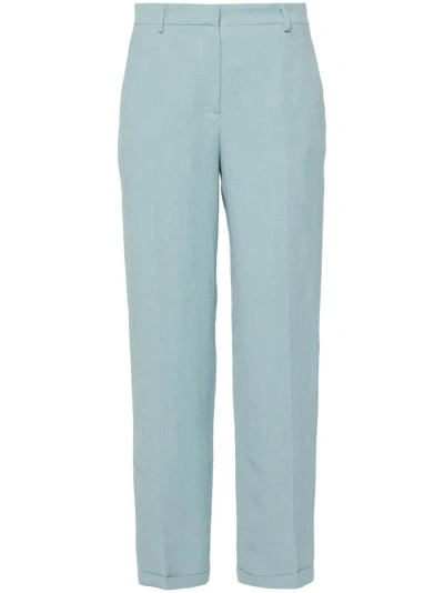 Antonelli Rhondiola Trousers With Lapel In Blue
