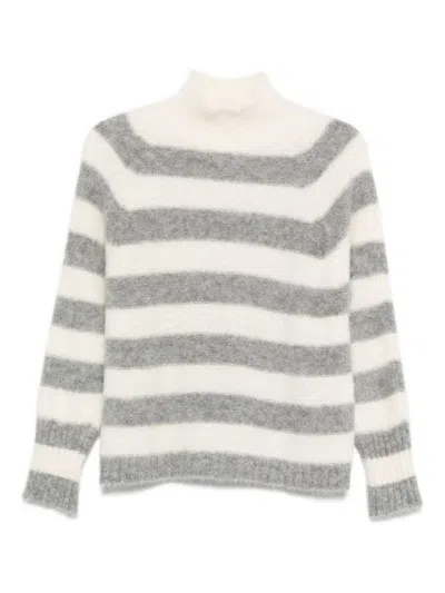 ANTONELLI RIBBED MOCK NECK SWEATER