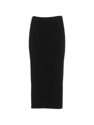 Antonelli Ribbed Skirt In Black