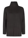 Antonelli Ribbed-trim Sweater In Black