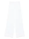 Antonelli Elastic Waist Casual Pants In White