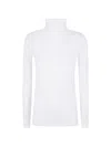 Antonelli Roll-neck Long-sleeve Turtleneck In White