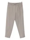 Antonelli Rosalba Elasticated Trousers In Gray