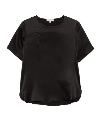 Antonelli Round-neck Blend T-shirt In Black