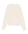 Antonelli Sequin-embellished Crew-neck Sweater In White