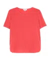 Antonelli Round-neck Logo T-shirt In Pink
