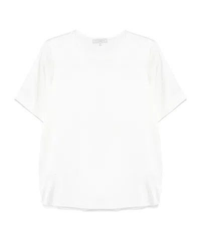 Antonelli Round-neck Logo T-shirt In White