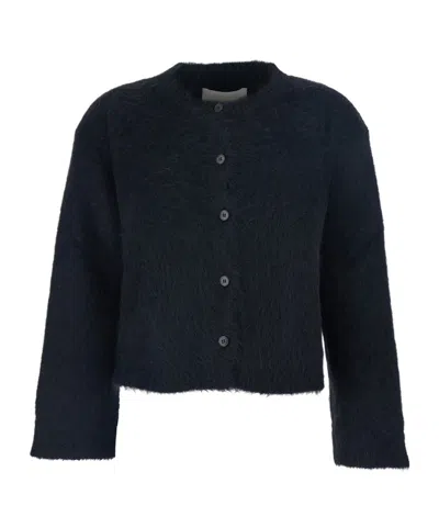 ANTONELLI ANTONELLI RIBBED CREWNECK CARDIGAN