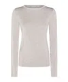 Antonelli Round Neck Long-sleeved T-shirt In Gray