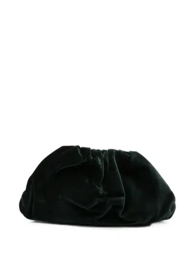 Antonelli Ruched Clutch Bag In Blue