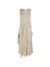 Antonelli Ruffled Asymmetric Dress In Multi