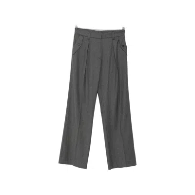Antonelli Salice Pleated Wide-leg Trousers In Grey