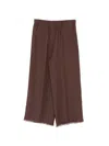 Antonelli 사무엘 프린지 헴 팬츠 In Brown