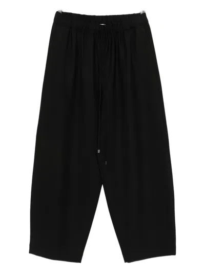 Antonelli San Lorenzo Drawstring Trousers In Black
