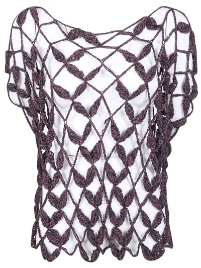 Antonelli 'saponaria' Round Neck Sweater In Multi